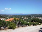 Gavalochori Atemberaubende Aussicht auf das Meer und das Tal auf Kreta Grundstück kaufen